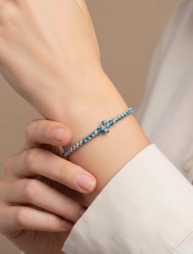 Komboskini rainbow bluepink