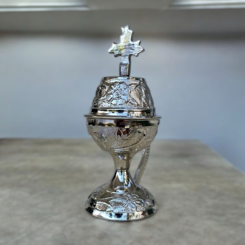 Incense burner silver - Image 2