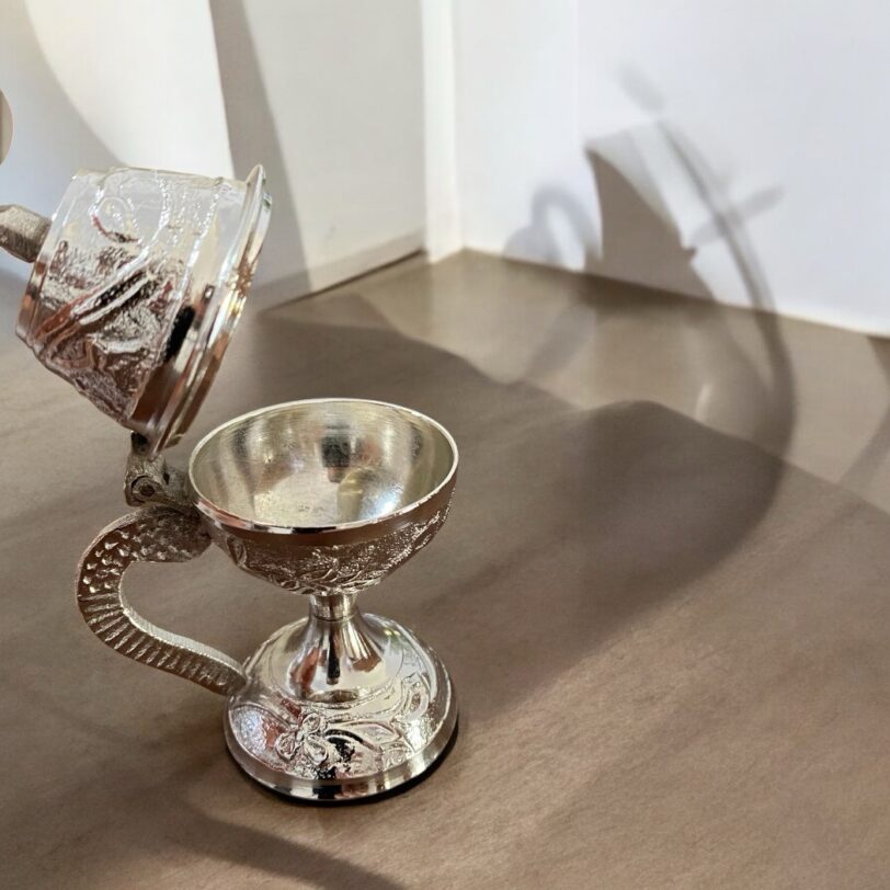 Incense burner silver - Image 3